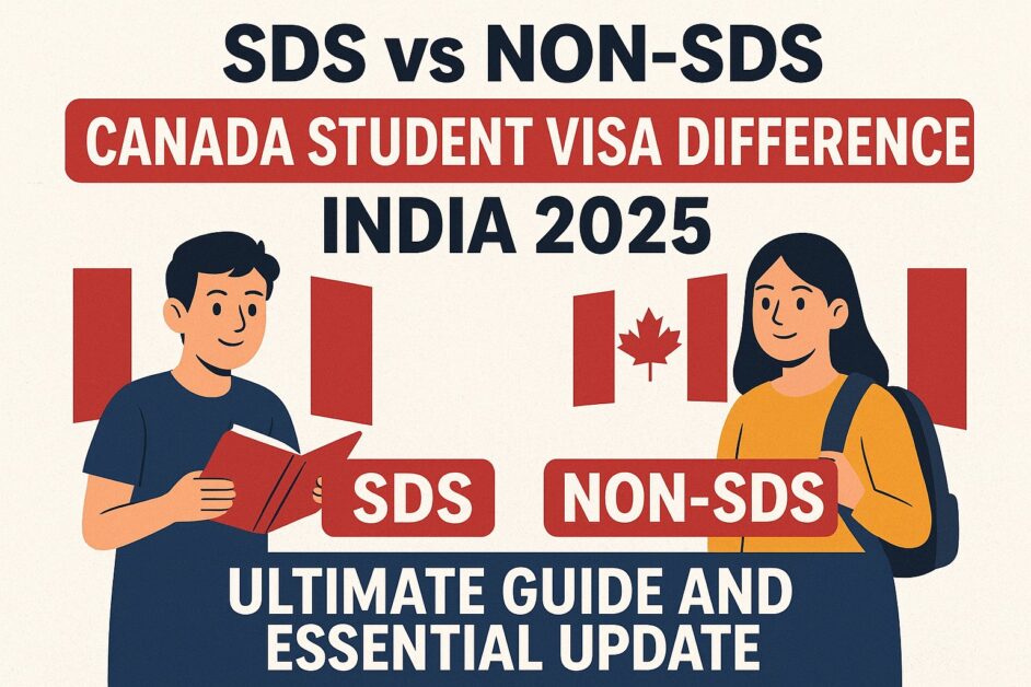 SDS vs Non-SDS Canada Student Visa Difference India 2025