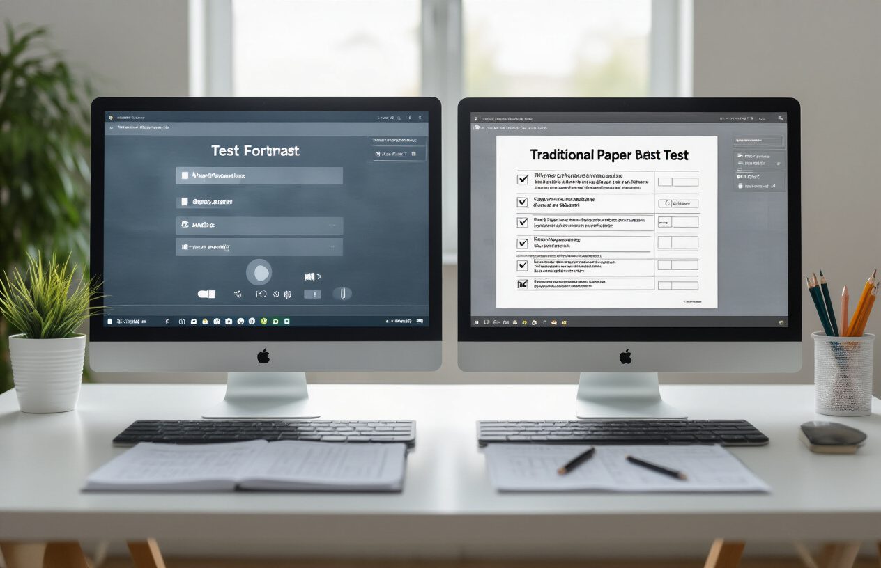 Test Format and Structure Differences