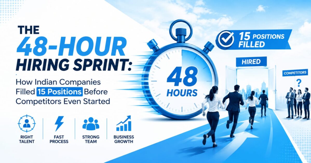 The 48-Hour Hiring Sprint: How Indian Companies Filled 15 Positions Before Competitors Even Started